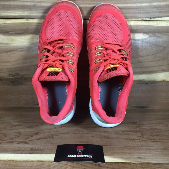 Nike Free 5.0 Mens Pink Running Shoes Size 10.5 - Picture 5 of 8